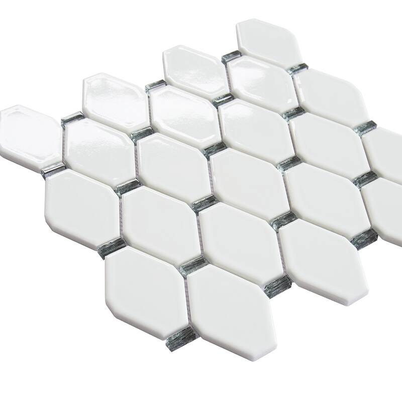 Altair Badajoz Honeycomb Glass Mosaic Floor and Wall Tile