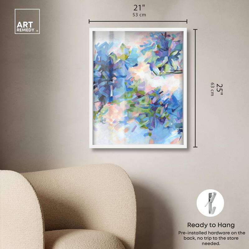 Blue Botanicals Shadowbox by Art Remedy