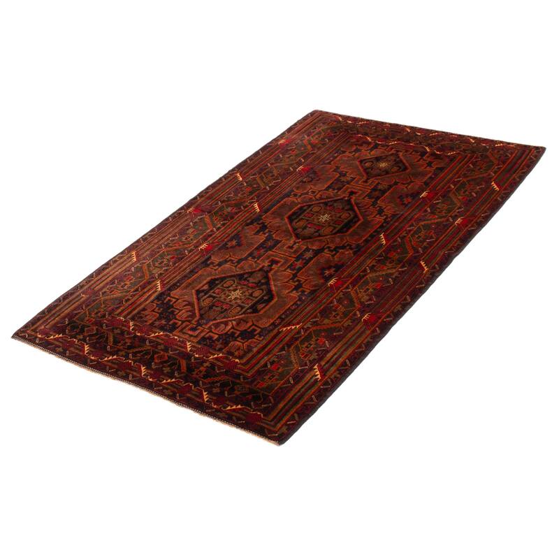 Teimani Brown Rug 4'3" x 7'3" - 4'3 x 7'3