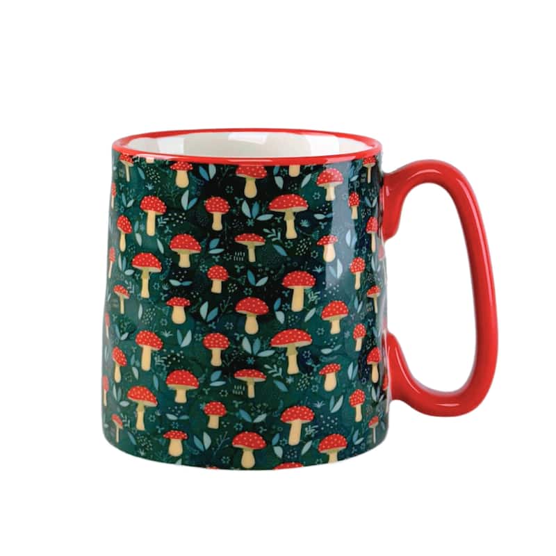 10 Strawberry Street Bella Flora Mugs, Set of 4