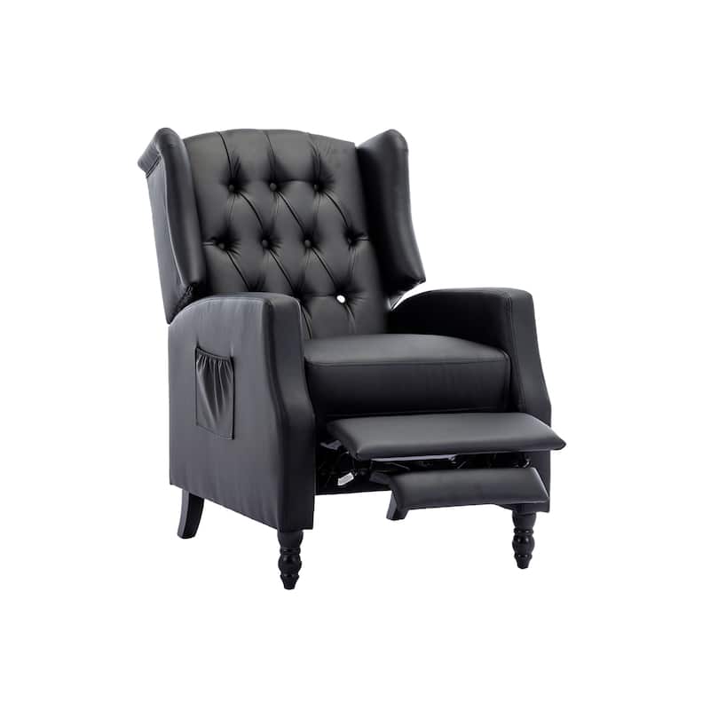 PU Leather Upholstered Recliner Chair