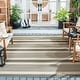 preview thumbnail 35 of 193, SAFAVIEH Courtyard Charmaine Indoor/ Outdoor Waterproof Area Rug 2'7" x 5' - Grey/Bone