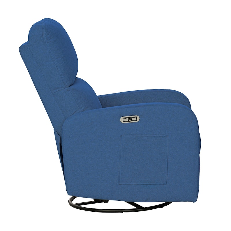 INK+IVY Dakota Power Recliner 3-in-1 with Swivel, Glider, USB Ports