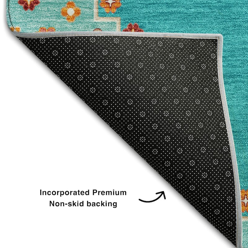 Premium Washable Super Soft Traditional Boho Mayfield Rug