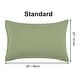 preview thumbnail 25 of 46, 2 Pcs Zippered Pillowcases, Brushed Microfiber Pillow Case Cover Standard(20"x26") - Sage