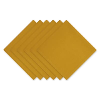 DII Solid Cotton Napkin Set/6