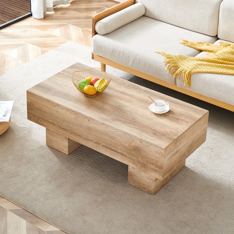 Simple Coffee Table Natural Wood Center Table Hallway Table Sofa Table