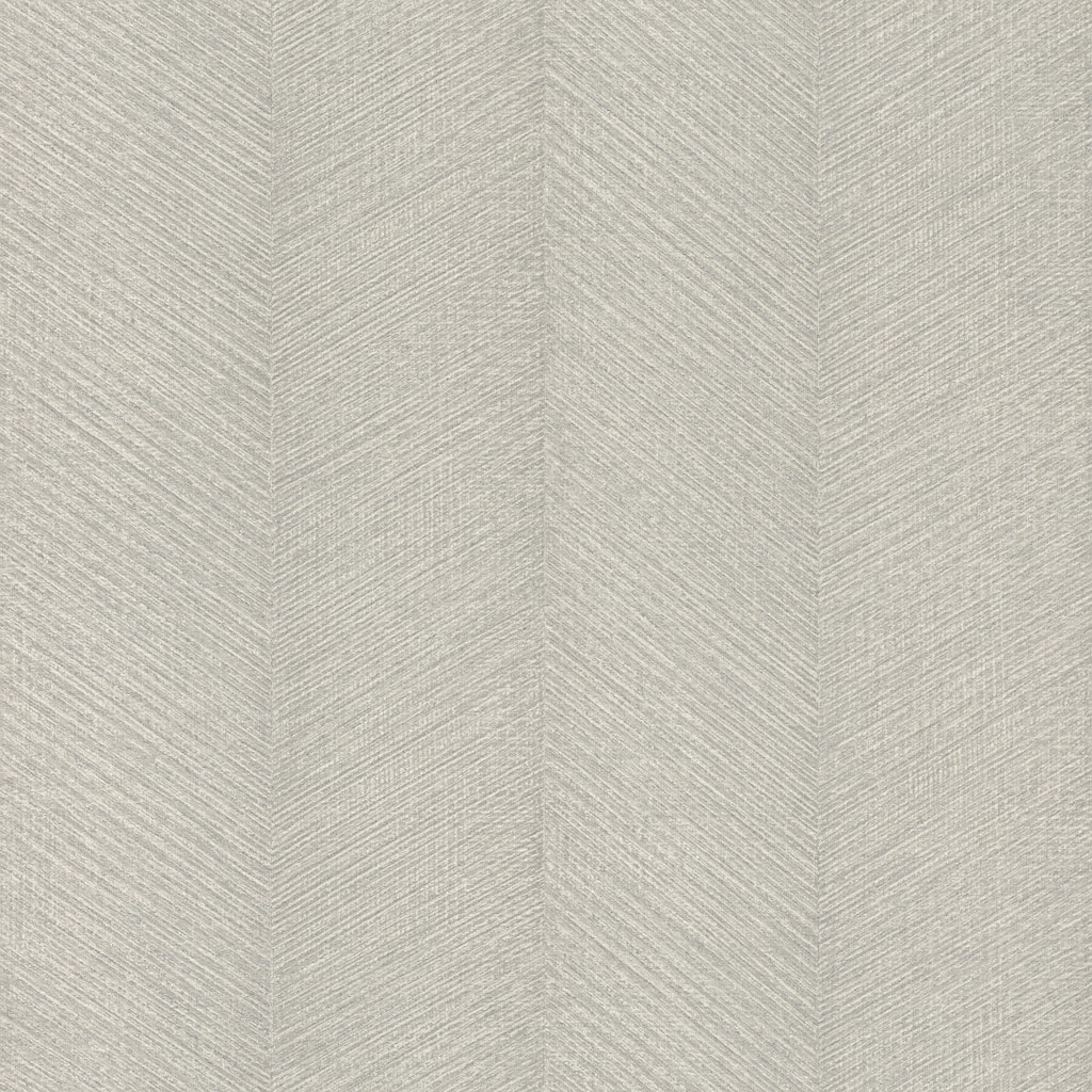 A-Street Prints Ione Grey Textured Chevron Wallpaper