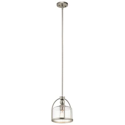 Kichler Lighting Transitional 1-light Brushed Nickel Mini Pendant - Brushed nickel