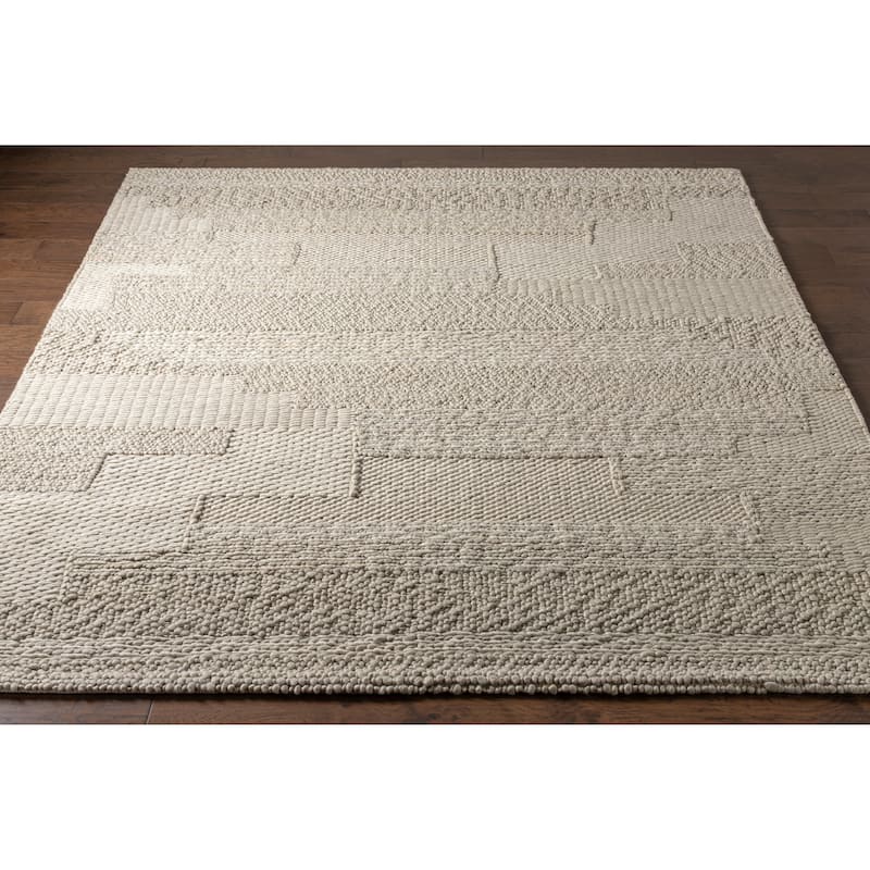 Meave Handmade Modern Wool Area Rug