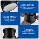 preview thumbnail 17 of 48, 52 Inch Lowe Profile Ceiling Fan with Light,3 CCT LED,Remote Control-Farmhouse, Modern, Contemporary - 52 inches