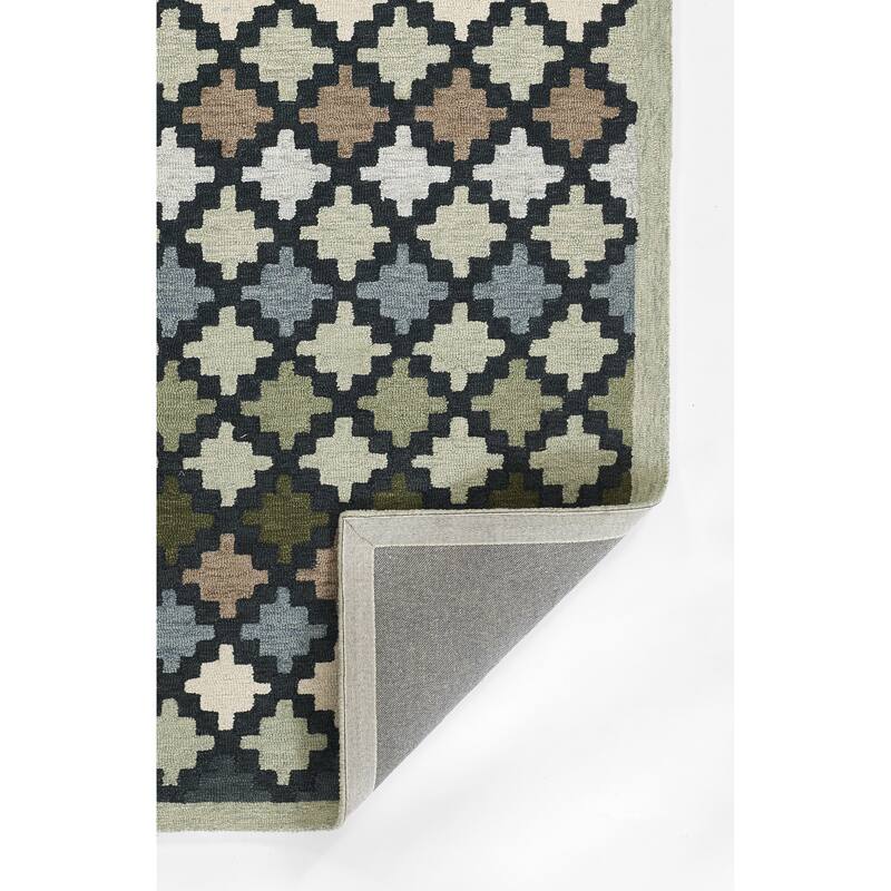 Erin Gates by Momeni Abbott Diamond Trellis Hand Tufted Wool Area Rug
