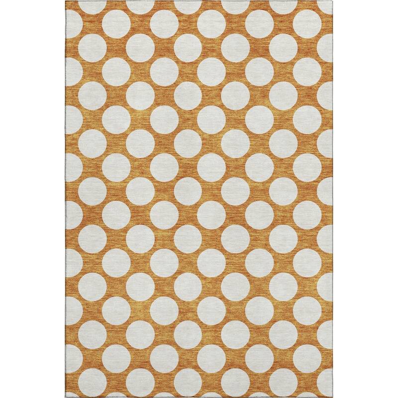 Premium Washable Super Soft Modern Polka Dots Mayfield Rug
