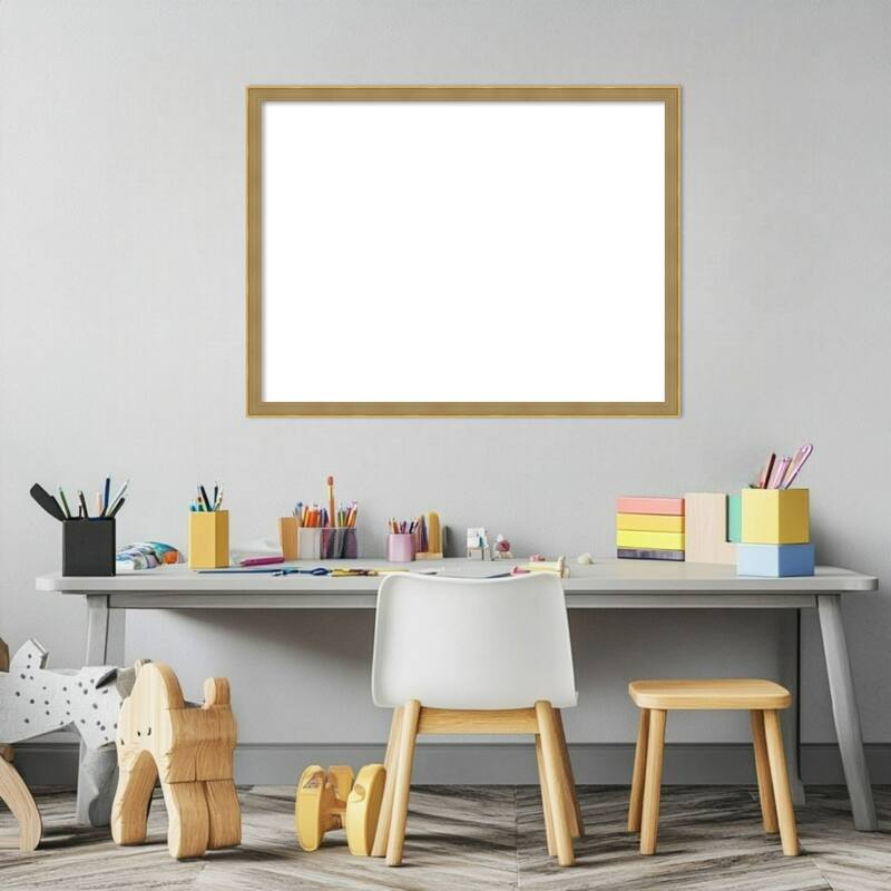 Incline Framed Dry Erase Magnetic Board