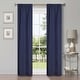 preview thumbnail 70 of 168, Superior Linen Washable Room Darkening Curtains, Set of 2 Panels