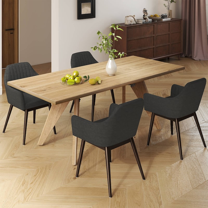 Costway Dining Chairs Set of 2 Upholstered Accent Chairs with Comfy - See Details