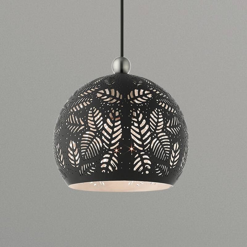 Livex Lighting Chantily Single Light 8" Wide Mini Pendant