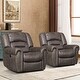preview thumbnail 21 of 42, Classic Single Sofa Home Theater Recliner Seating With USB Port