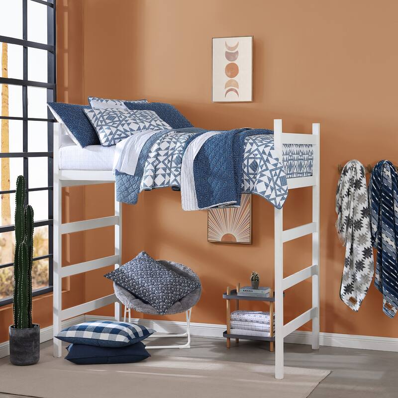 Wrangler Phoenix Patchwork Navy Cotton Quilt Set