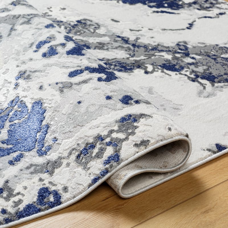 Livabliss Sunrise Ocean Abstract Area Rug
