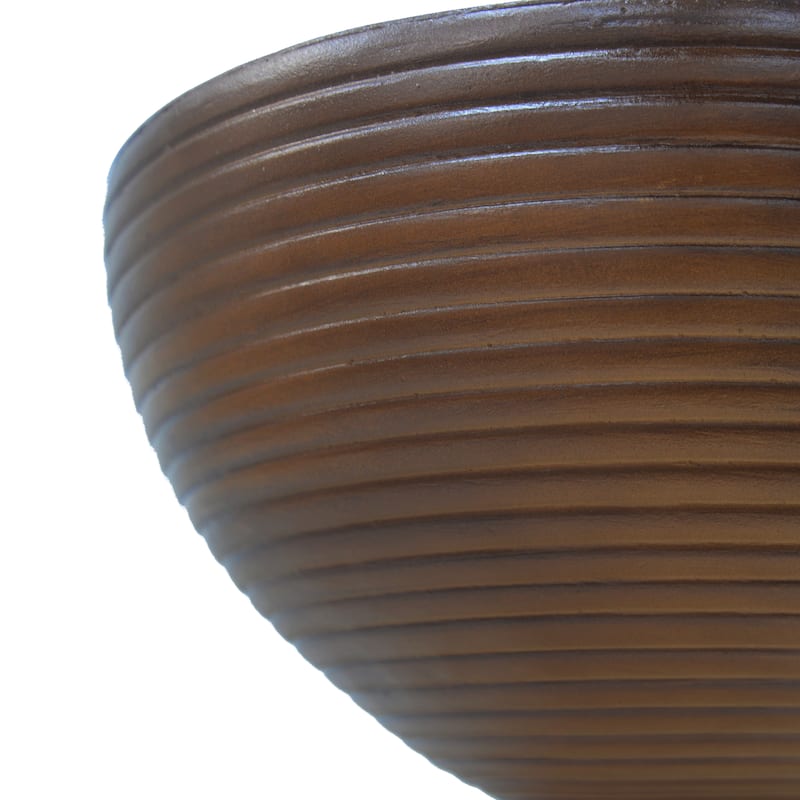 Holmen Outdoor Modern MGO Round End Table by Christopher Knight Home - 16.25Lx16.25Wx20.75H