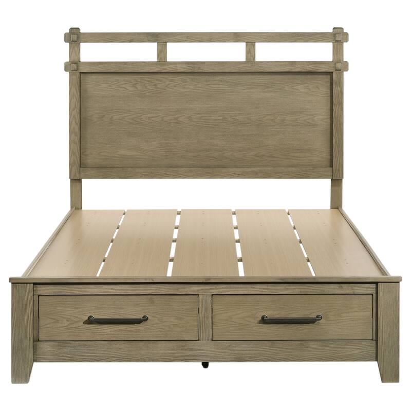 Hazlewood 59-inch Storage Bed Vineyard Oak