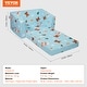 preview thumbnail 37 of 47, Kids Couch, Toddler Couch Sofa Bed Fold Out, Convertible Sofa to Lounger, Kids Chair Seat Playroom Furniture
