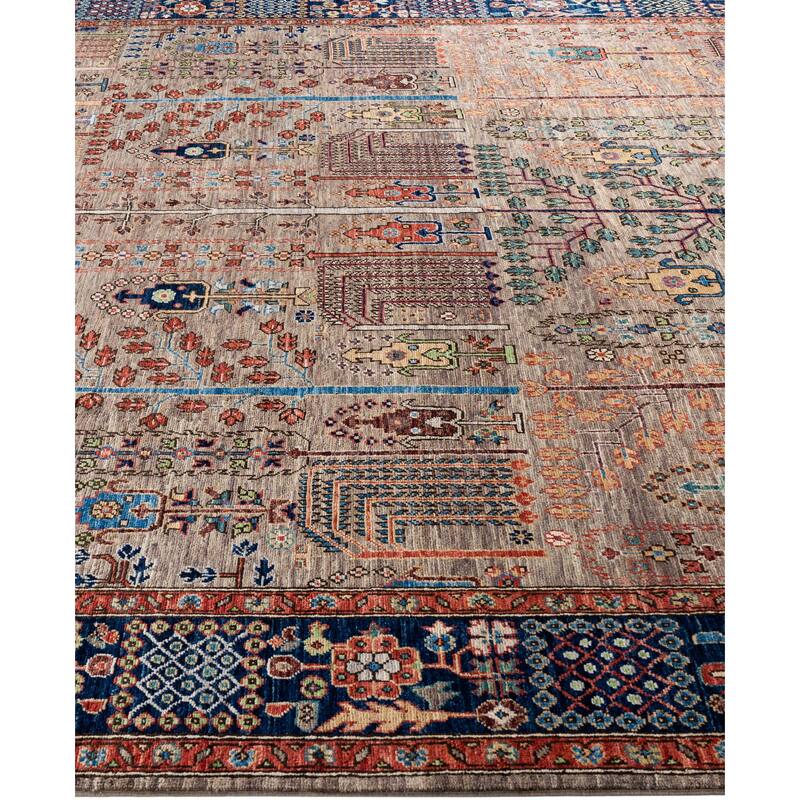 Serapi One-of-a-Kind Hand-Knotted Area Rug - Brown - 8' 1" x 9' 11"
