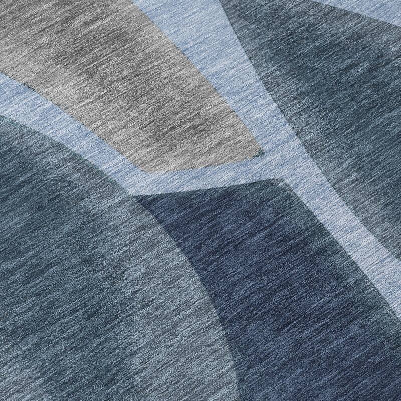 Machine Washable Indoor/ Outdoor Modern Hays Chantille Rug