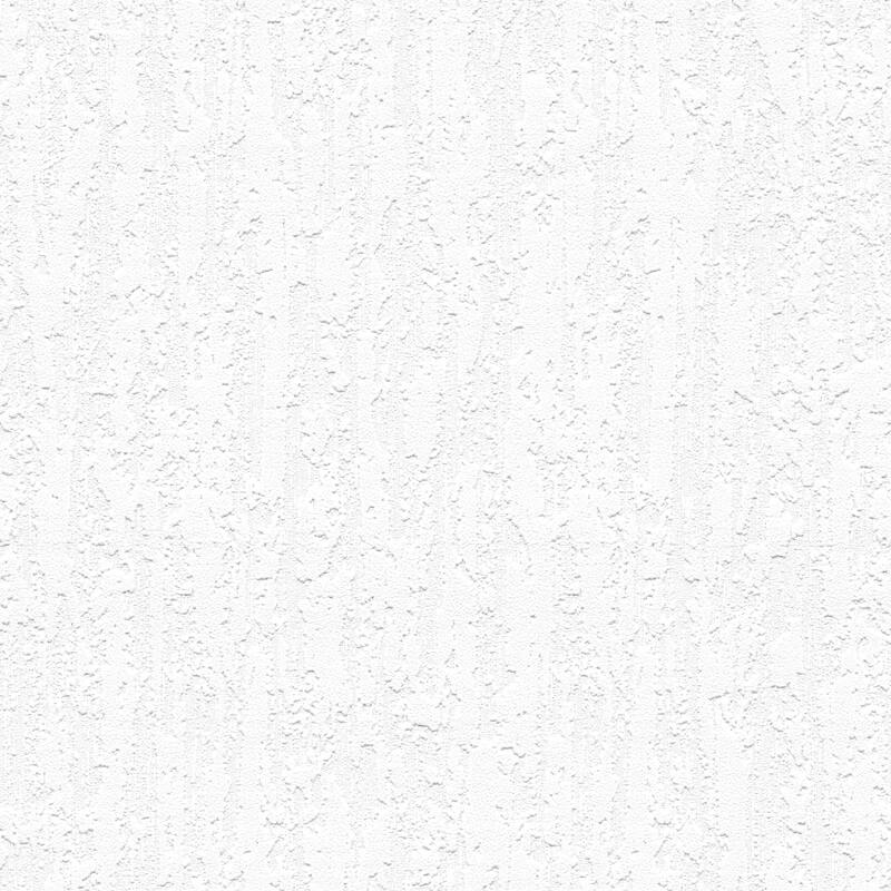 Brewster Antoni White Vertical Plaster Paintable Wallpaper - 396in x 20.9in x 0.025in