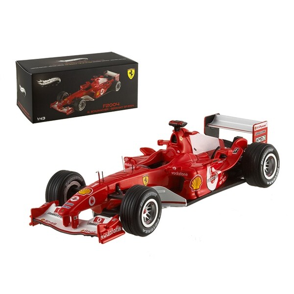 Shop Ferrari F2004 Michael Schumacher Germany Gp 2004 Elite Edition 1 43 Diecast Model Car By Hotwheels Overstock 15625651