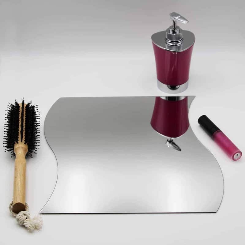 Big Decorative Wall Self Adhesive Shaped Mirrors - Set of 4