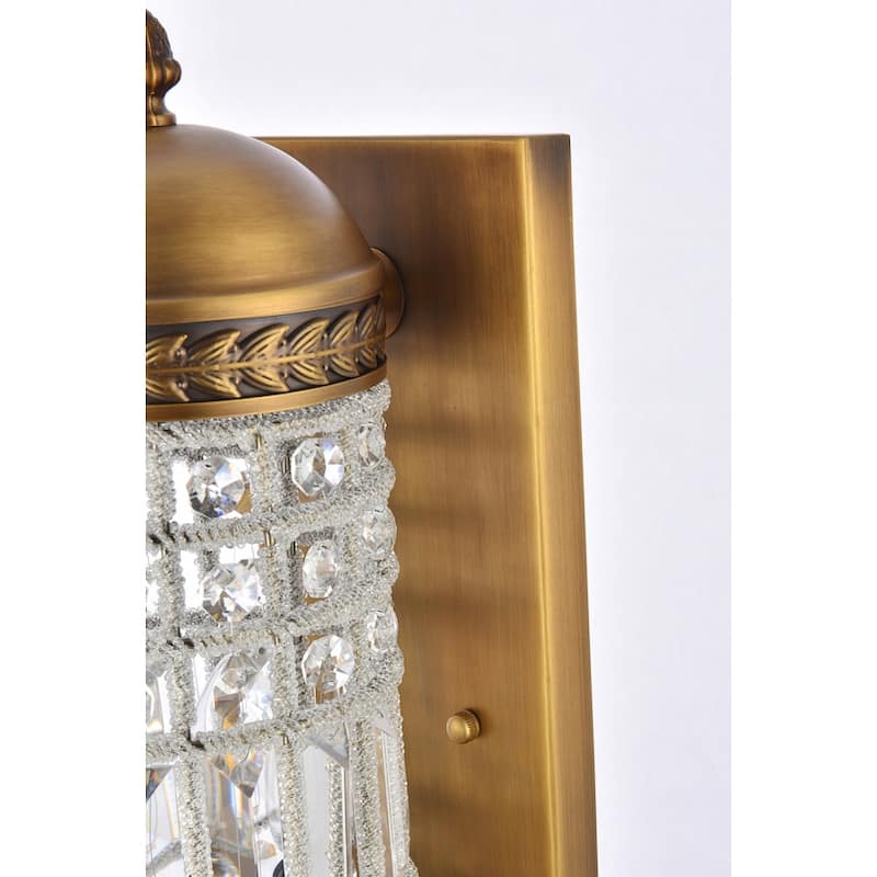 Bombay? Winsted Collection Crystal Trellis Wall Sconce