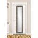 preview thumbnail 7 of 14, Urban Rustic Farmhouse Over the Door Mirror - 21.5 x 71 Farmhouse Olive