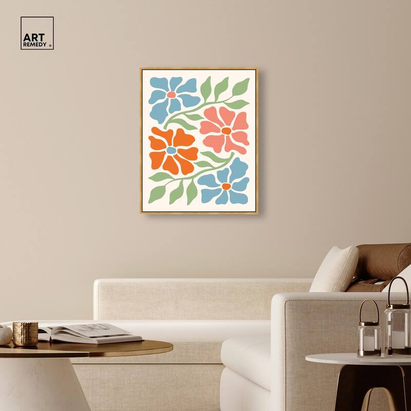 The Flowers Vines all Season Canvas by Art Remedy