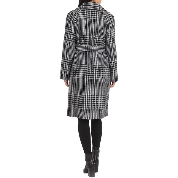 badgley mischka wool wrap coat