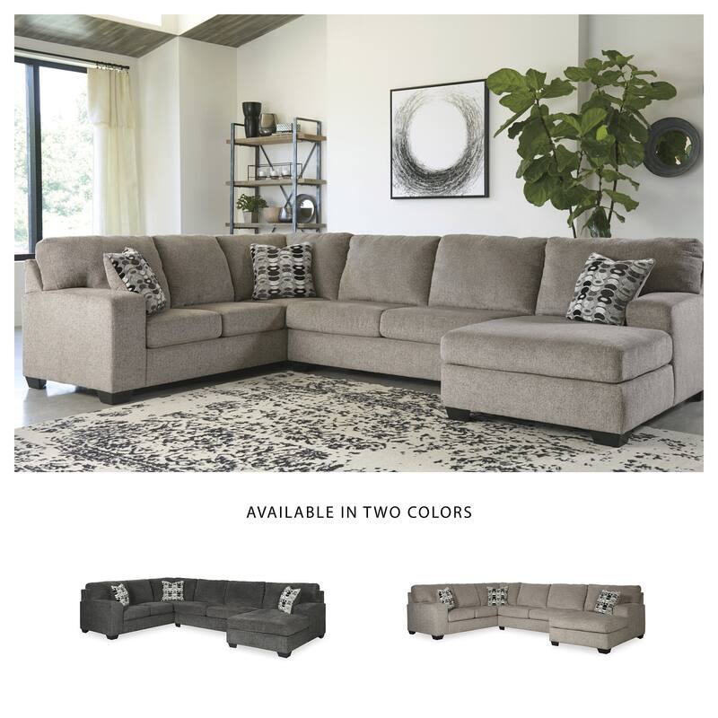 Ballinasloe 3-Piece Sectional- Platinum