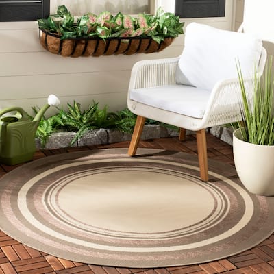 SAFAVIEH Courtyard Shelva Indoor/ Outdoor Waterproof Patio Backyard Rug