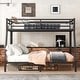 preview thumbnail 2 of 9, Metal Full XL over King Bunk Bed for Teens and Adults,Space-Saving/Noise Reduced/No Box Spring Needed