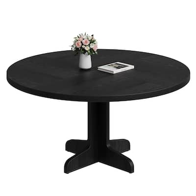 47 Inch Round Dining Table, Wood Kitchen Table