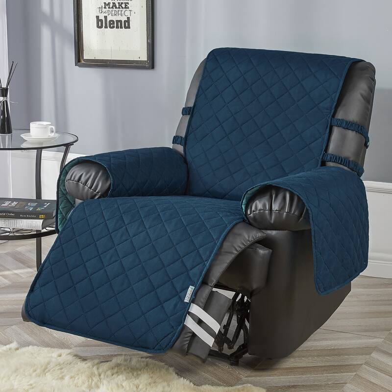Stonecrest Heated Recliner Chair Cover, Microfiber Recliner Slipcover