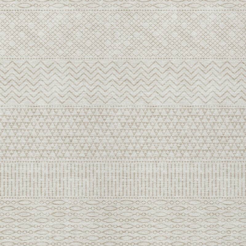 HomeRoots Chevron Modern Rectangle Outdoor Rug