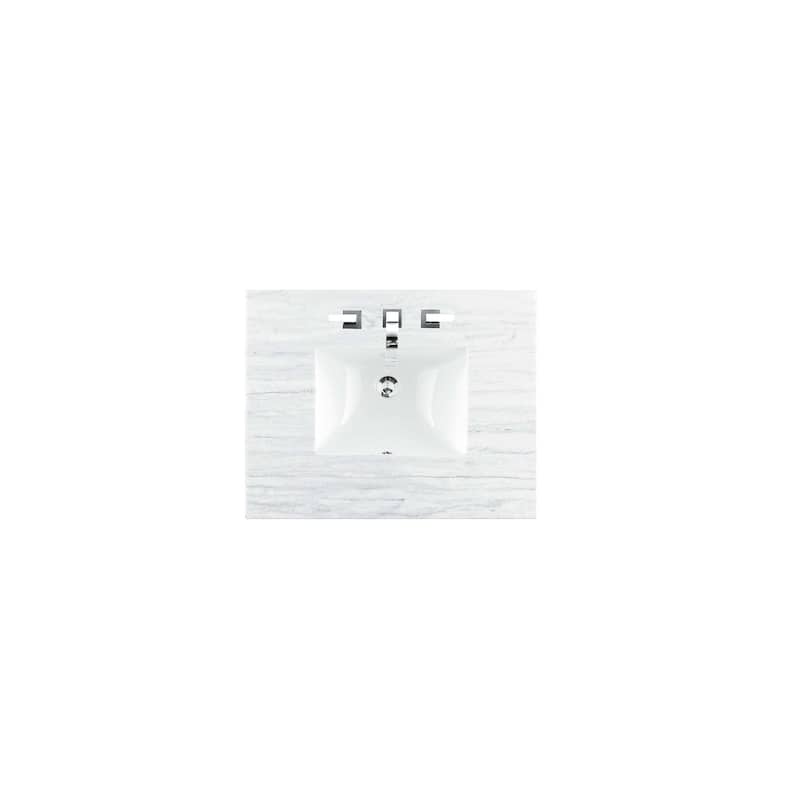 James Martin Vanities Brittany 60" Double Vanity, Bright White