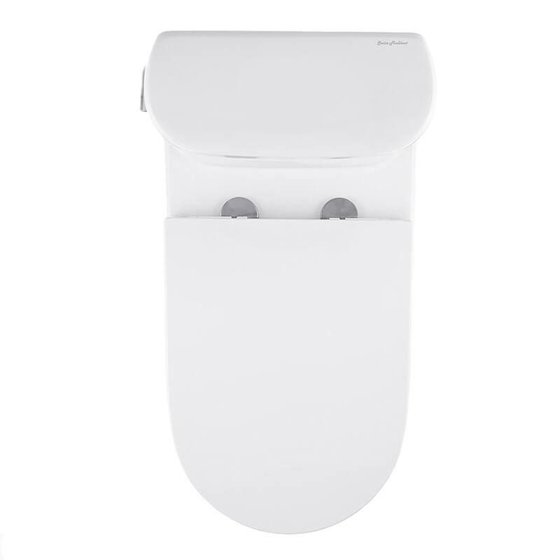 Monaco One Piece Elongated Left Side Flush Handle Toilet 1.28 gpf