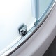 preview thumbnail 25 of 25, OVE Breeze Round Corner Shower Kit with Frosted Glass Sliding Door and Shower Base Pan (Walls not Included)