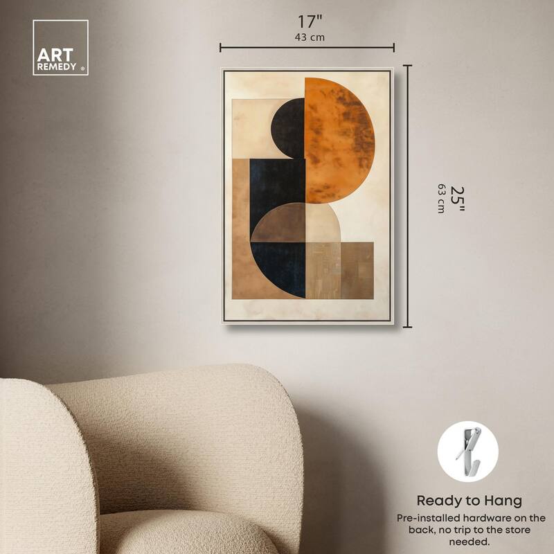 Divided Circle II Canvas by Art Remedy