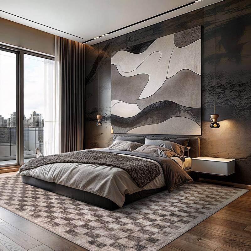Contemporary Lines Area Rug