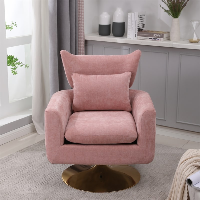 Classic Mid-Century 360-degree Swivel Accent Chair