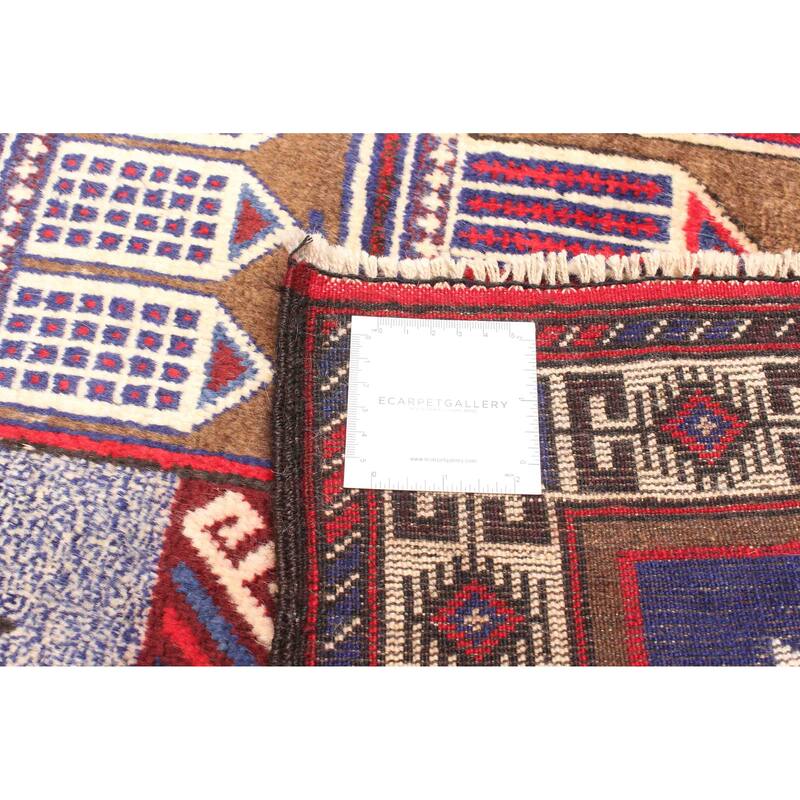 ECARPETGALLERY Hand-knotted Teimani Dark Blue Wool Rug - 3'0 x 4'11