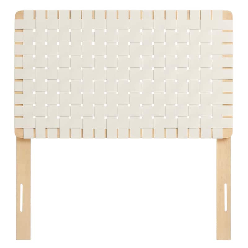 Sparta Twin/Full/Queen/King Vegan Leather Weave Headboard